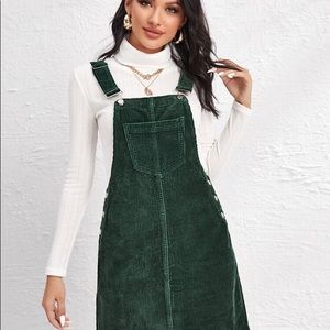 Corduroy Overall Dress